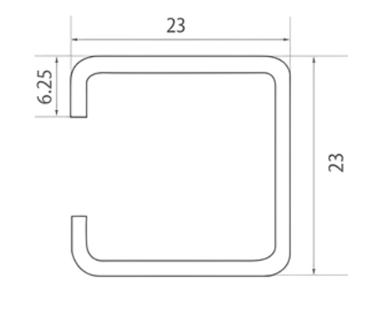 MM-PR-0219 Electrical Cabinet Frame profile drawing
