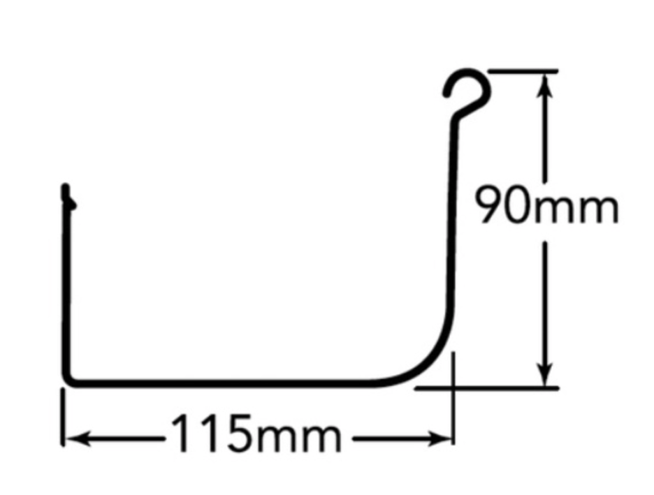 MM-PR-0234 Gutter profile drawing