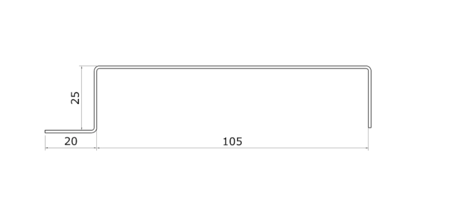 MM-PR-0241 Prefabricated Building profile drawing