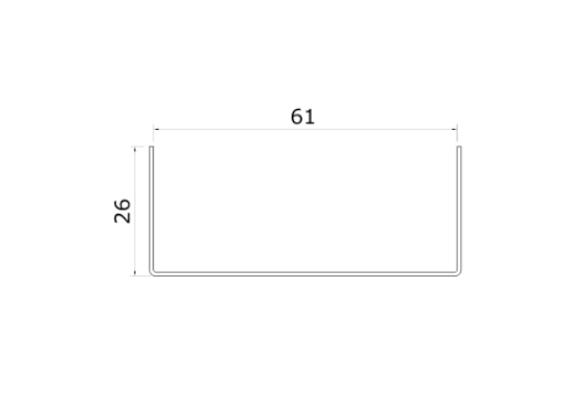 MM-PR-0250 Prefabricated Building profile drawing
