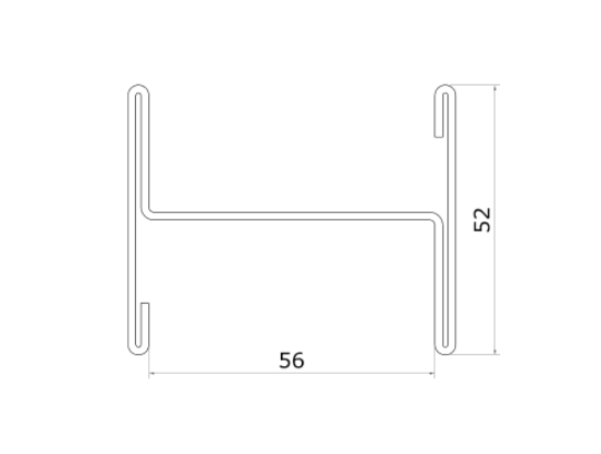 MM-PR-0251 Prefabricated Building profile drawing