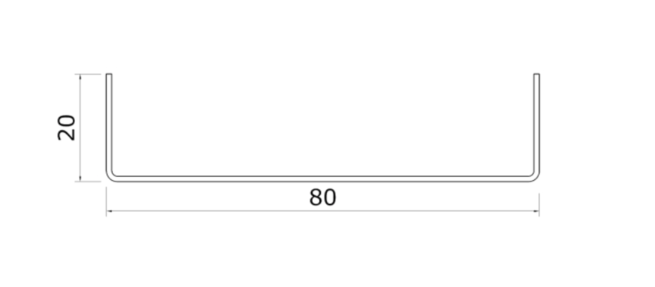 MM-PR-0257 profile drawing
