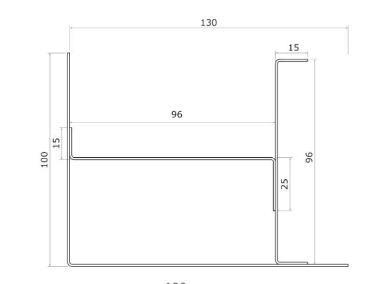 MM-PR-0259 Building Corner profile drawing