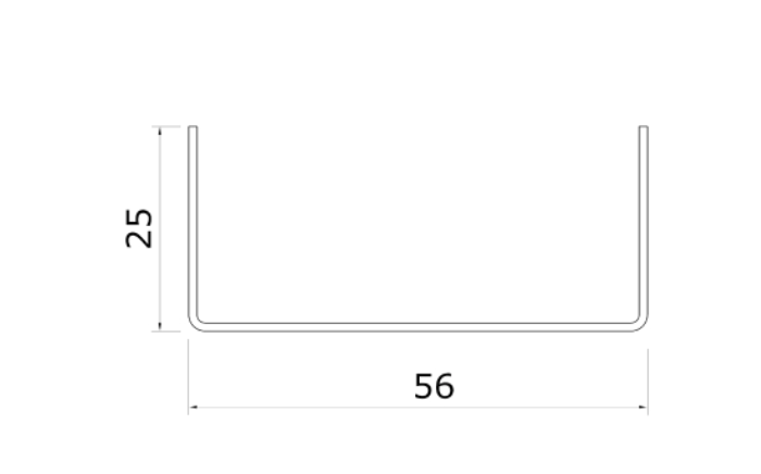 MM-PR-0262 Window Sill profile drawing