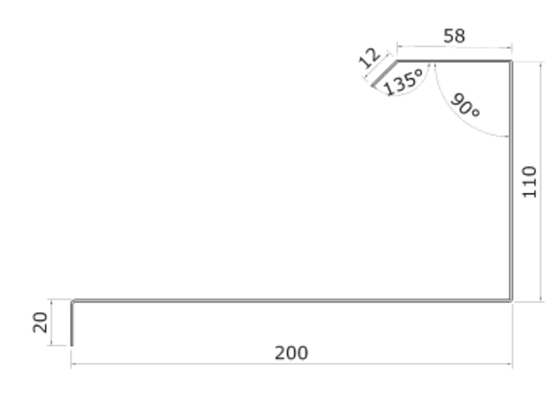 MM-PR-0271 Front Eaves profile drawing