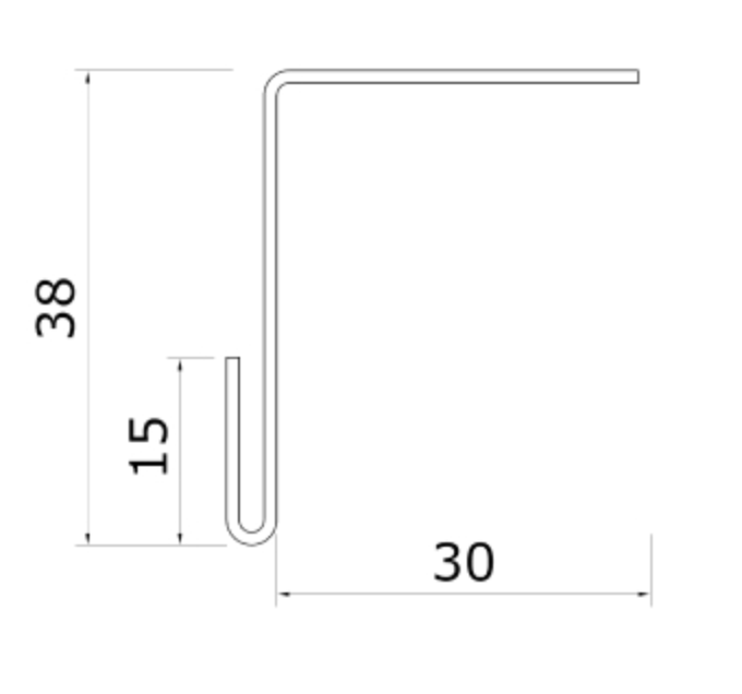 MM-PR-0273 Front Eaves Z profile drawing