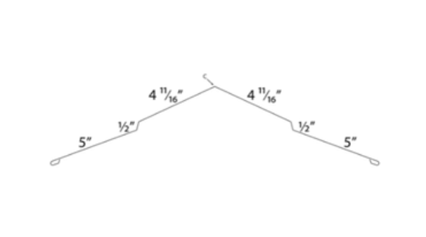 MM-PR-0324 Ridge/Hip Cap profile drawing