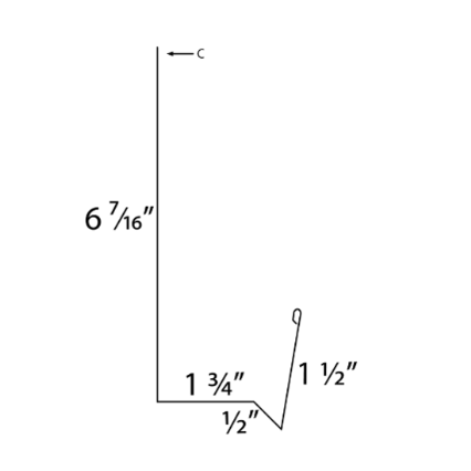 MM-PR-0329 Head Trim profile drawing
