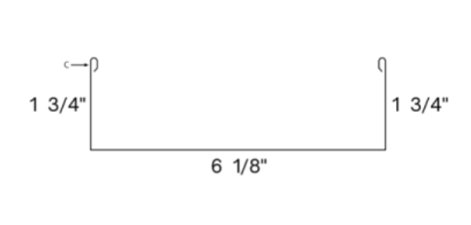MM-PR-0330 Jamb Cover profile drawing