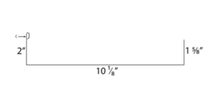 MM-PR-0332 Jamb Cover profile drawing