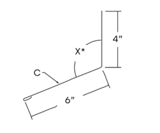 MM-PR-0341 Standing Seam Rake profile drawing