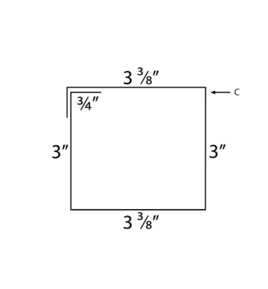 MM-PR-0353 Downspout profile drawing