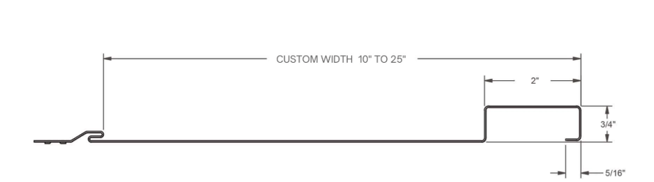 MM-PR-0358 Board and Batten profile drawing