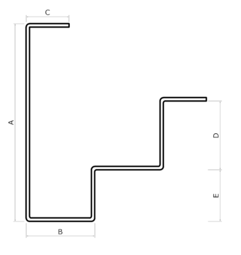 MM-PR-0282 Top Chassis profile drawing