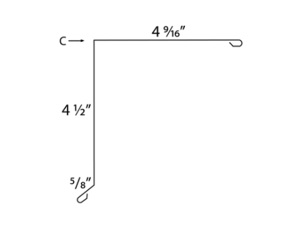 MM-PR-0335 Longspan Rake profile drawing