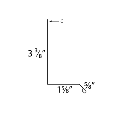 MM-PR-0350 Base Trim profile drawing