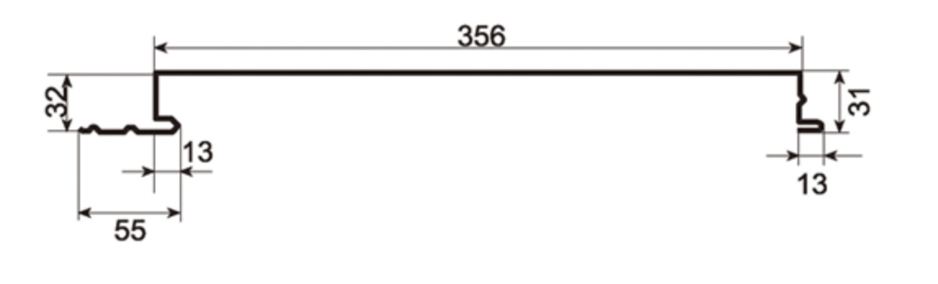 MM-PR-0081 Roofing and Cladding profile drawing