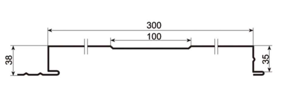 MM-PR-0082 Roofing and Cladding profile drawing