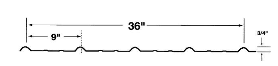 MM-PR-0084 AG Panel profile drawing