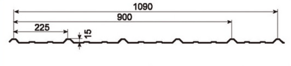 MM-PR-0094 Roofing and Cladding profile drawing