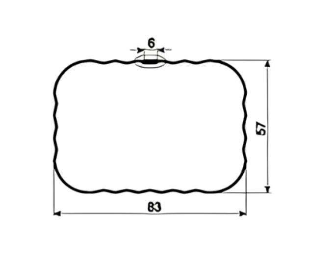 MM-PR-0226 Downpipe profile drawing