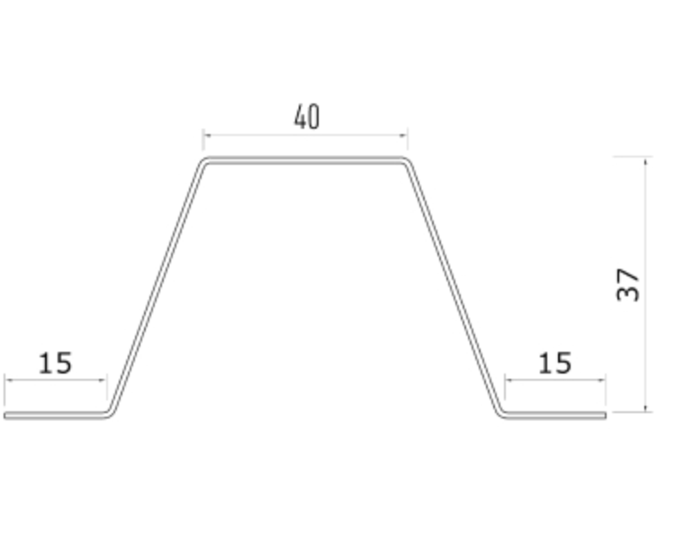 MM-PR-0269 Roof Truss Outer Frame profile drawing
