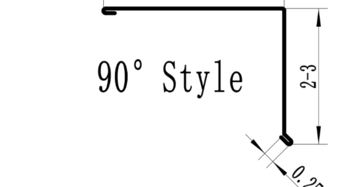 What angle should a drip edge be? Machine Matcher