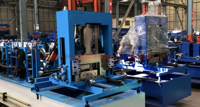 Changeable u purlin roll forming machine in Brazil