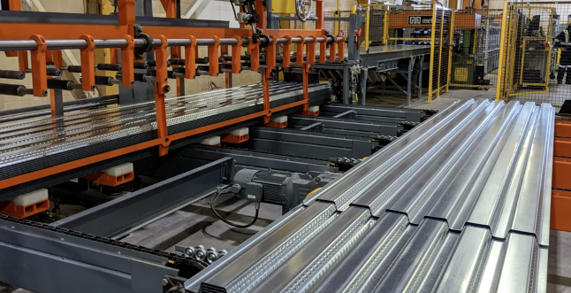 Floor deck roll forming machine United States