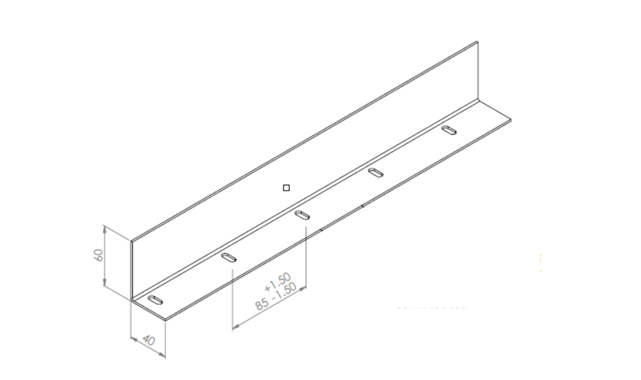 Angle bar roll forming machine profile