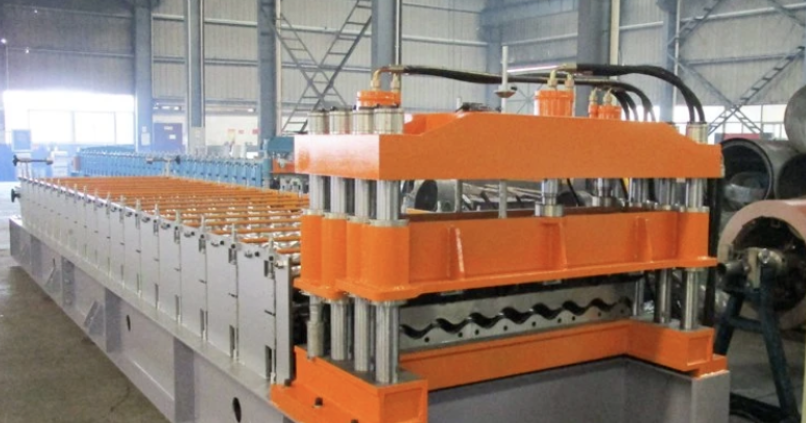 How fast can a roll forming machine produce parts?