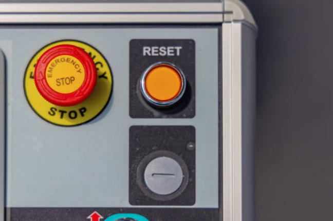 How to reset a roll forming machines PLC controller