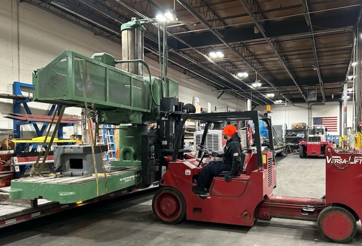 Should You Use Professional Machine Movers to Unload a New Roll Forming Machine from a Shipping Container?
