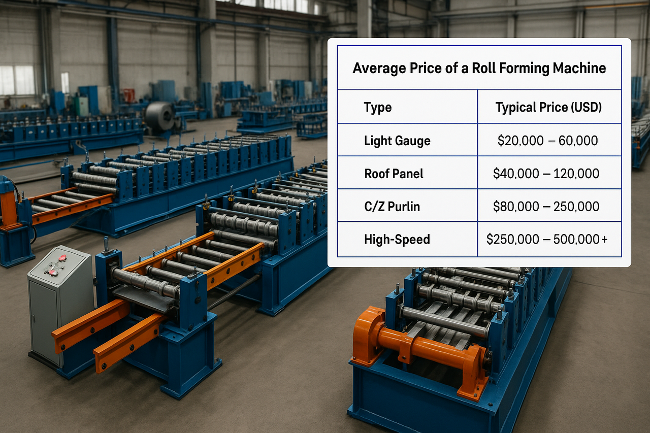 What is the Average Price of a Roll Forming Machine?