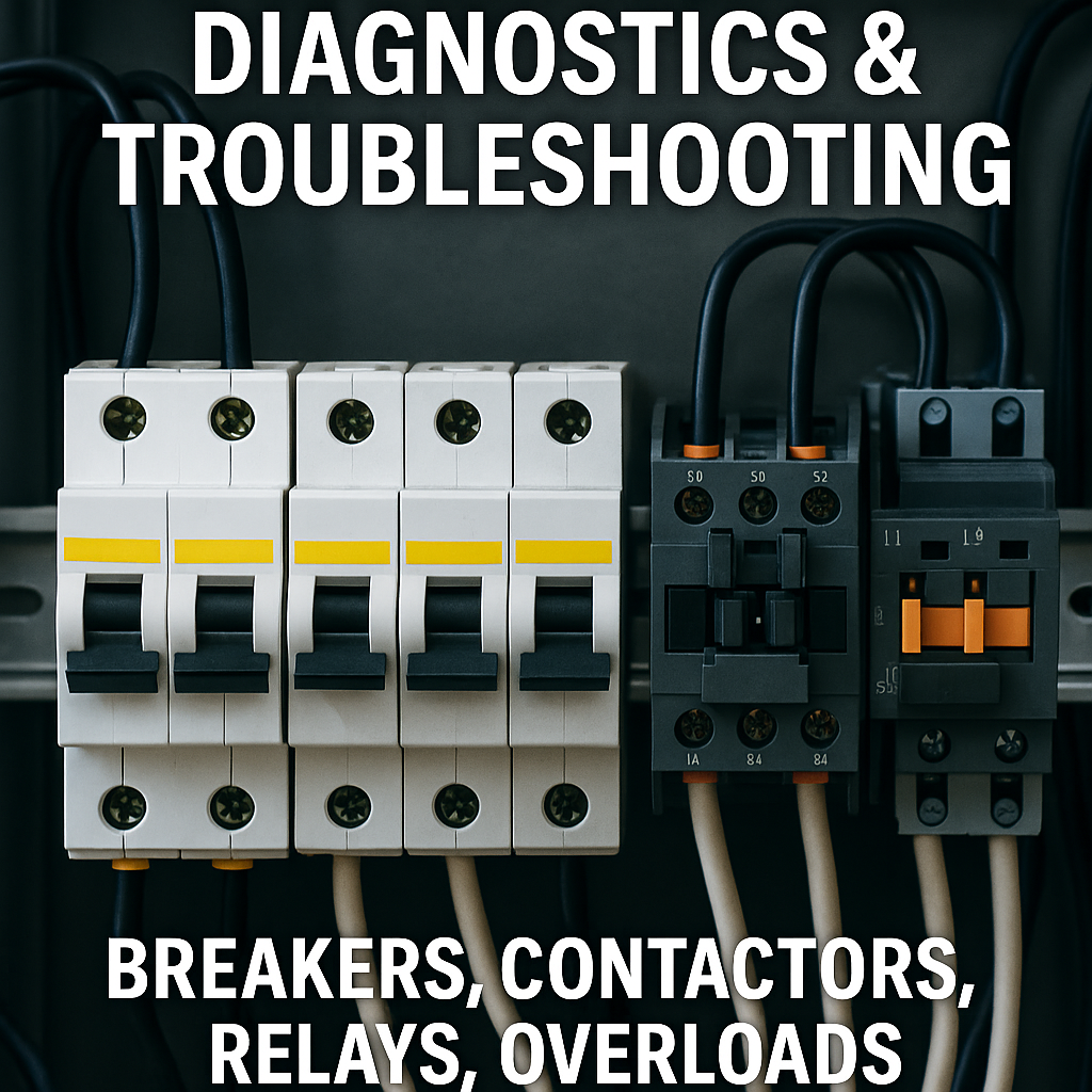 Electrical Diagnostics & Troubleshooting: Breakers, Contactors, Relays & Overloads on Roll Forming Machines