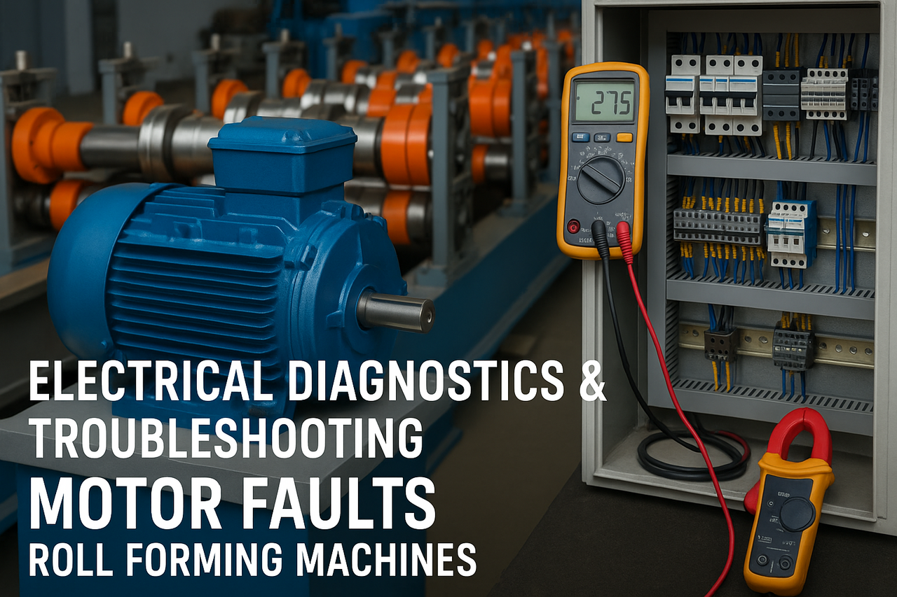 Electrical Diagnostics & Troubleshooting for Roll Forming Machines: Motor Faults, Overload, Phase Loss & Overheating (2025 Guide)