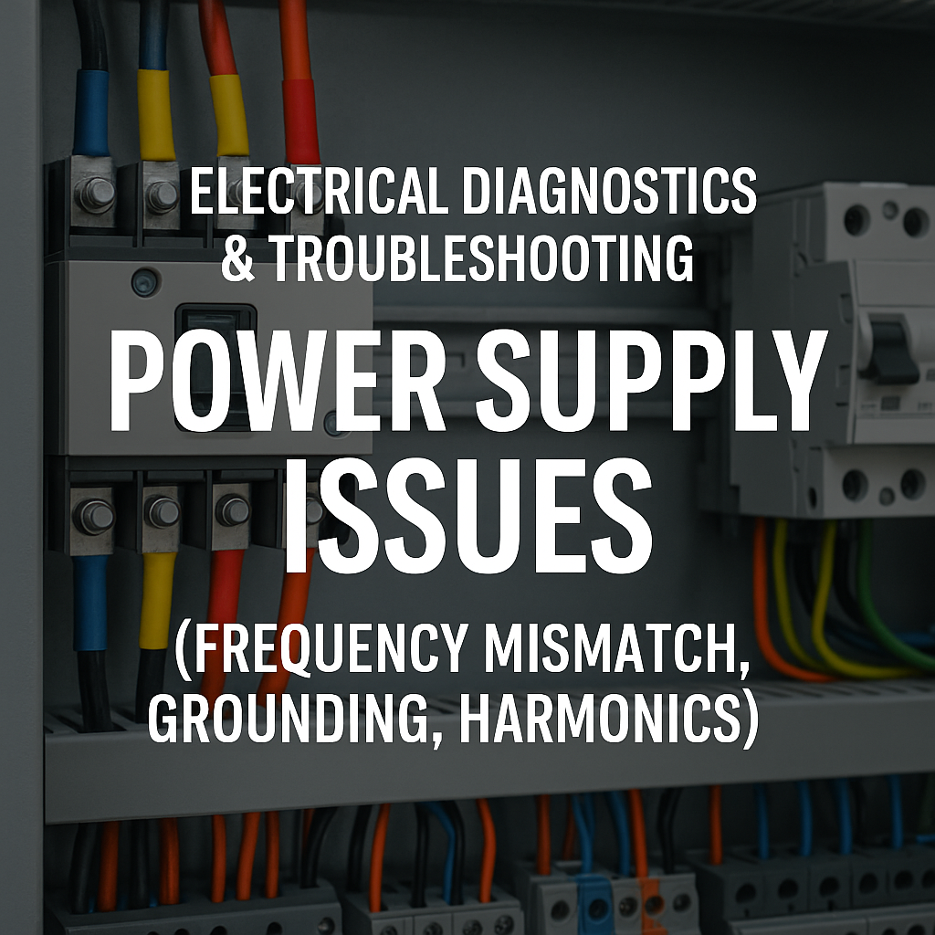Electrical Diagnostics & Troubleshooting: Power Supply Issues on Roll Forming Machines (Frequency Mismatch, Grounding Problems & Harmonics)