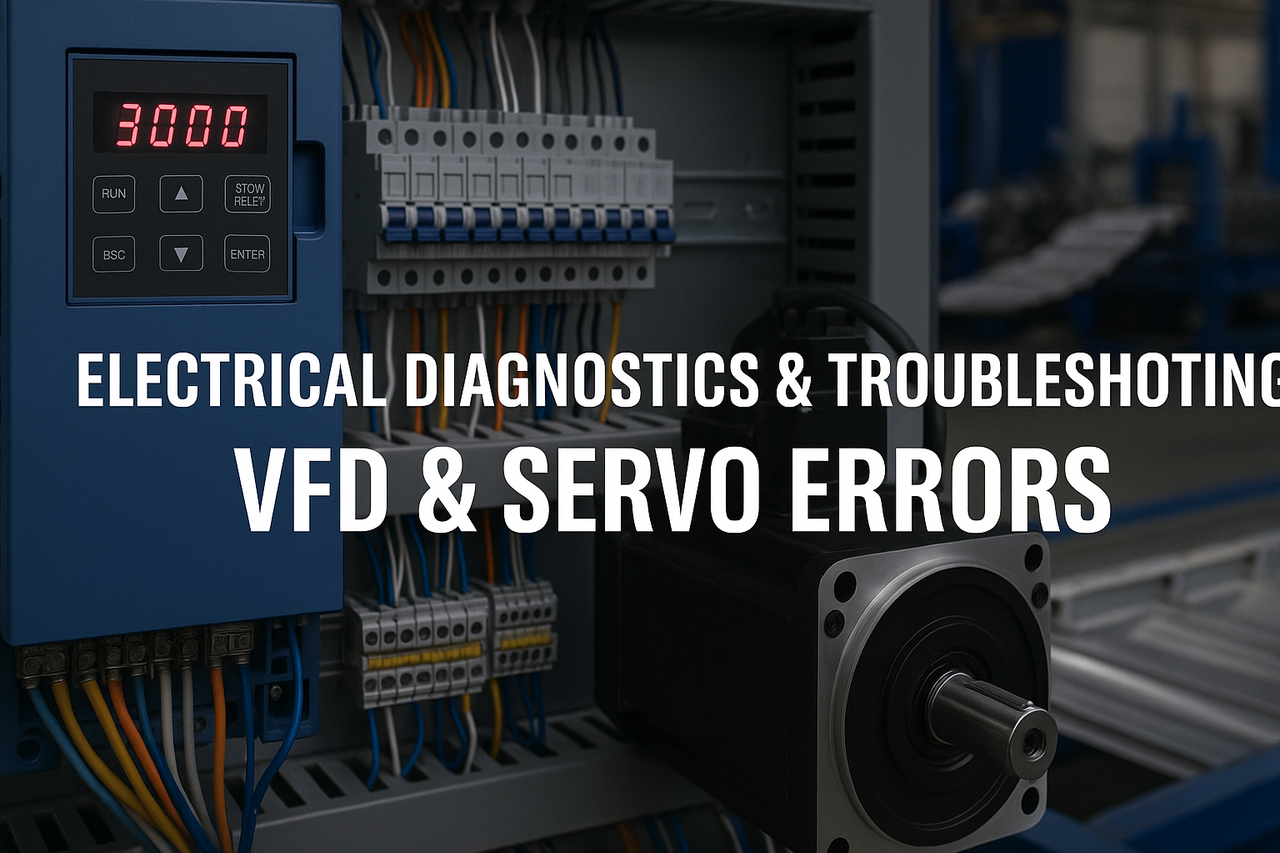 Electrical Diagnostics & Troubleshooting: VFD & Servo Errors on Roll Forming Machines (2025 Guide)