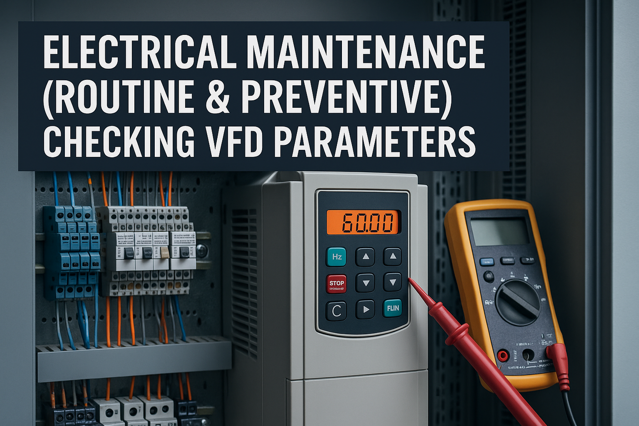 Electrical Maintenance (Routine & Preventive): Checking VFD Parameters on Roll Forming Machines Guide