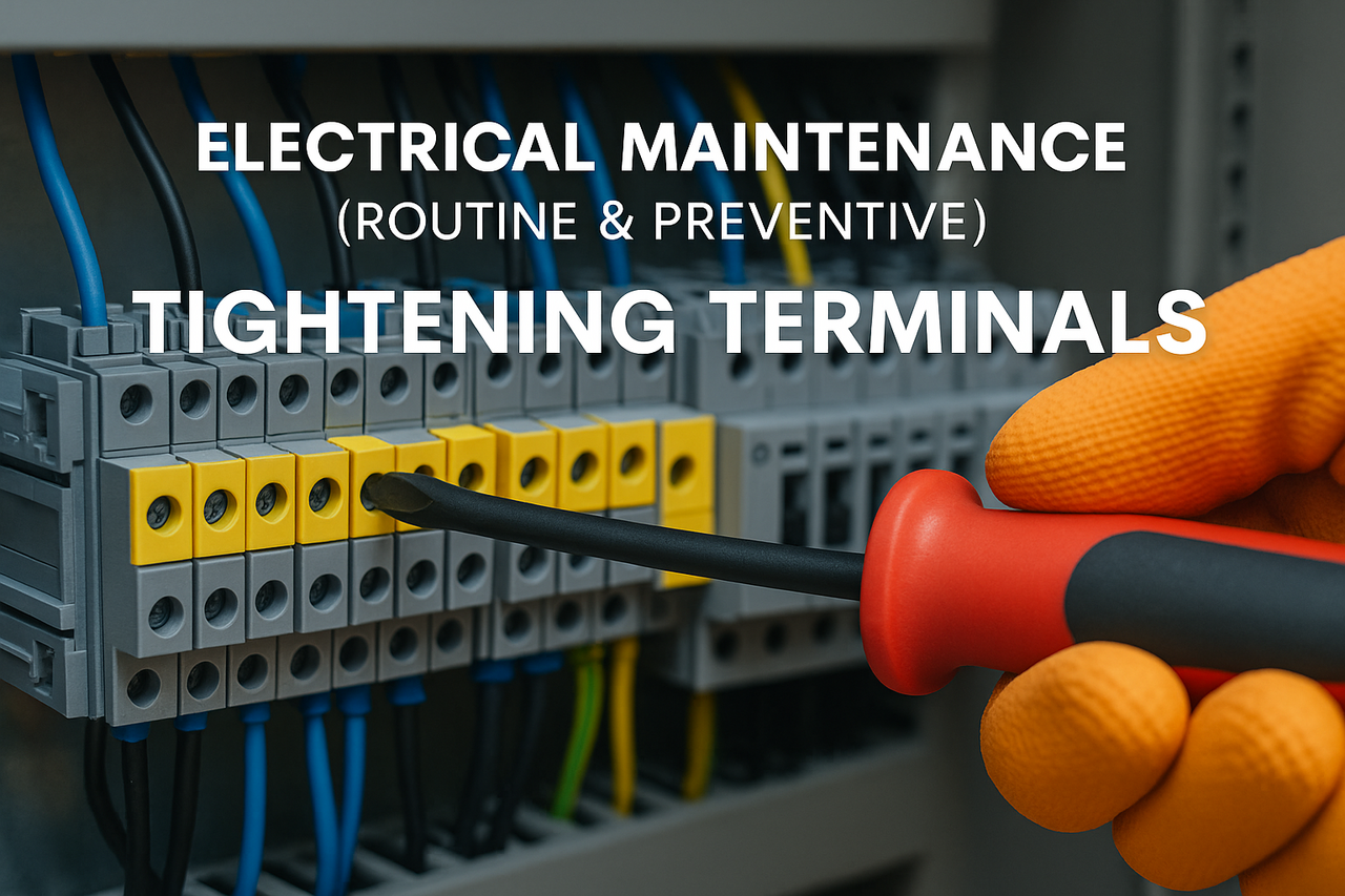 Electrical Maintenance (Routine & Preventive): Tightening Terminals on Roll Forming Machines Guide