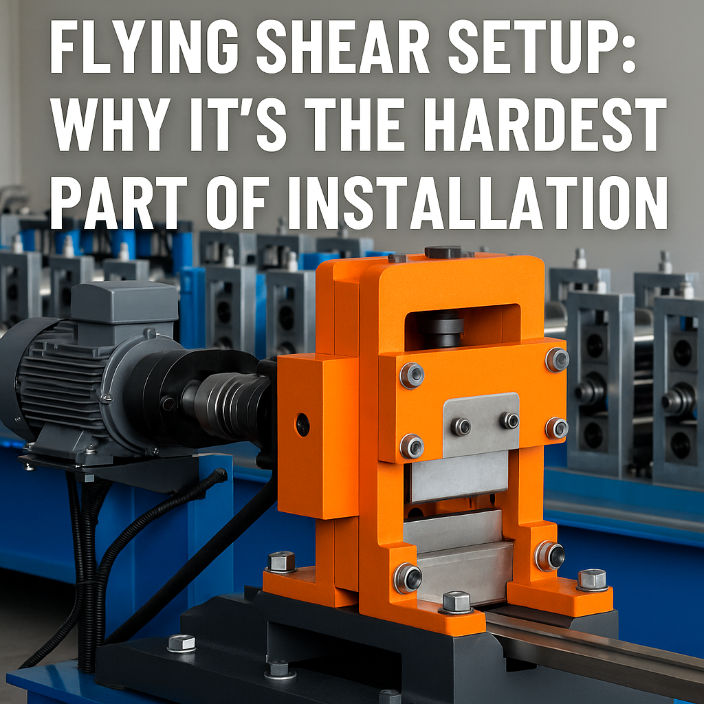 Flying Shear Setup: Why It’s the Hardest Part of Roll Forming Machine Installation