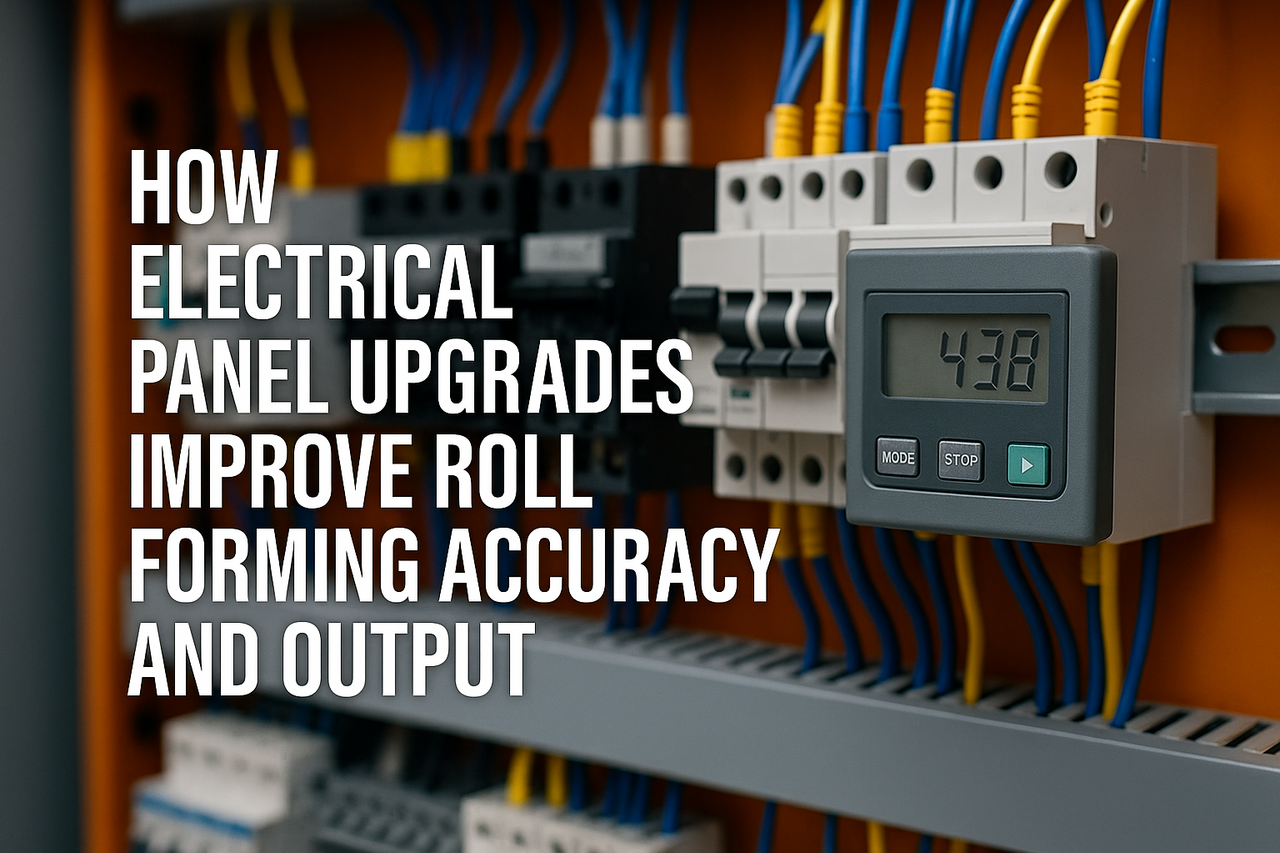 How Electrical Panel Upgrades Improve Roll Forming Accuracy and Output