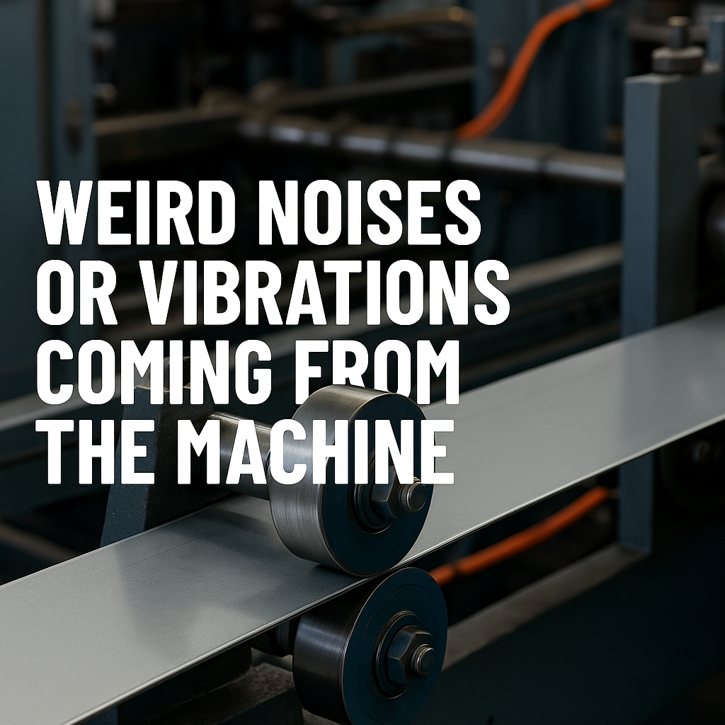 How to Diagnose Squealing, Grinding, Knocking, Rattling & Excessive Vibration on Roll Formers