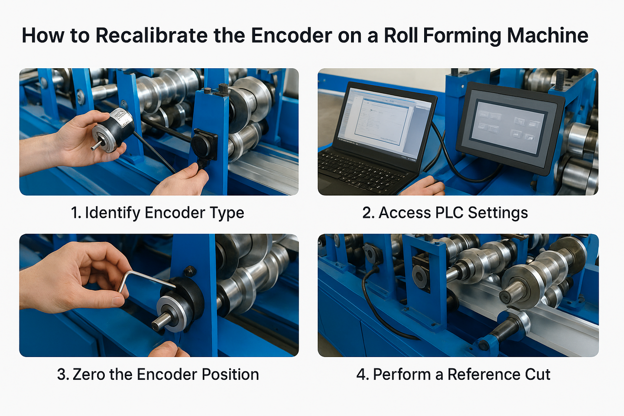 How to Recalibrate the Encoder on a Roll Forming Machine