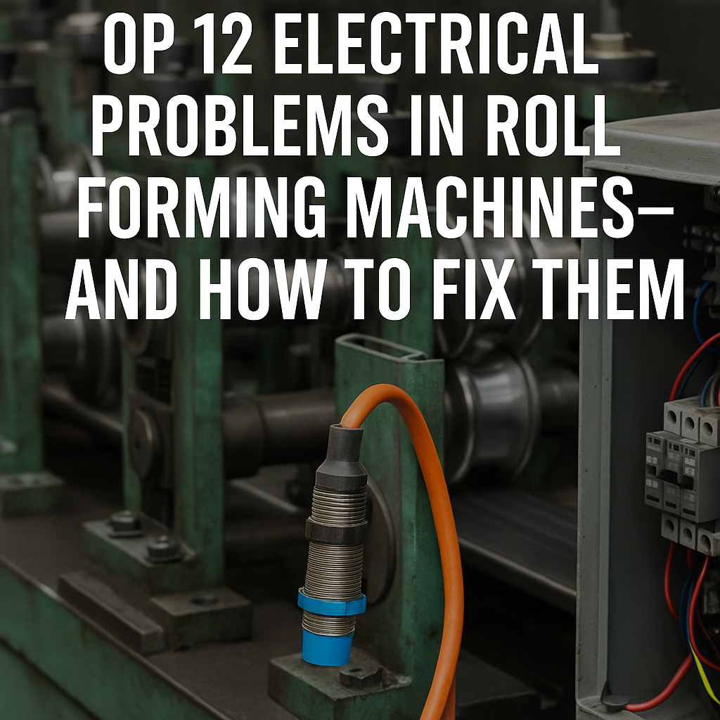 Top 12 Electrical Problems in Roll Forming Machines — And How to Fix Them