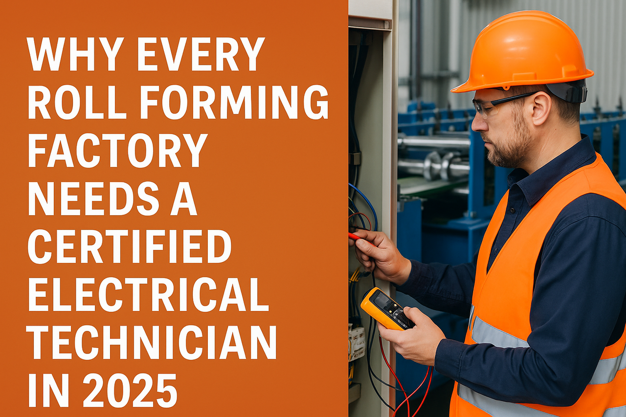 Why Every Roll Forming Factory Needs a Certified Electrical Technician