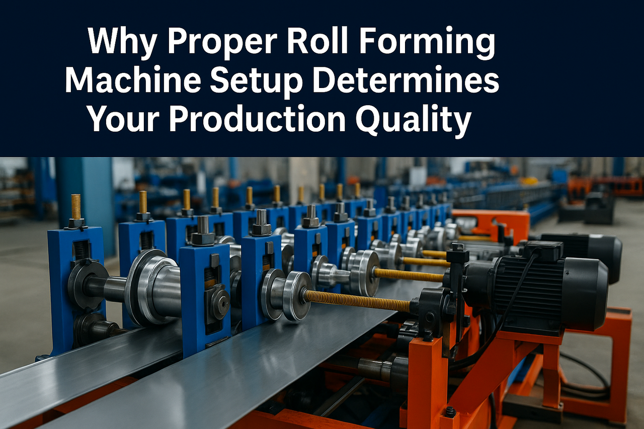 Why Proper Roll Forming Machine Setup Determines Your Production Quality