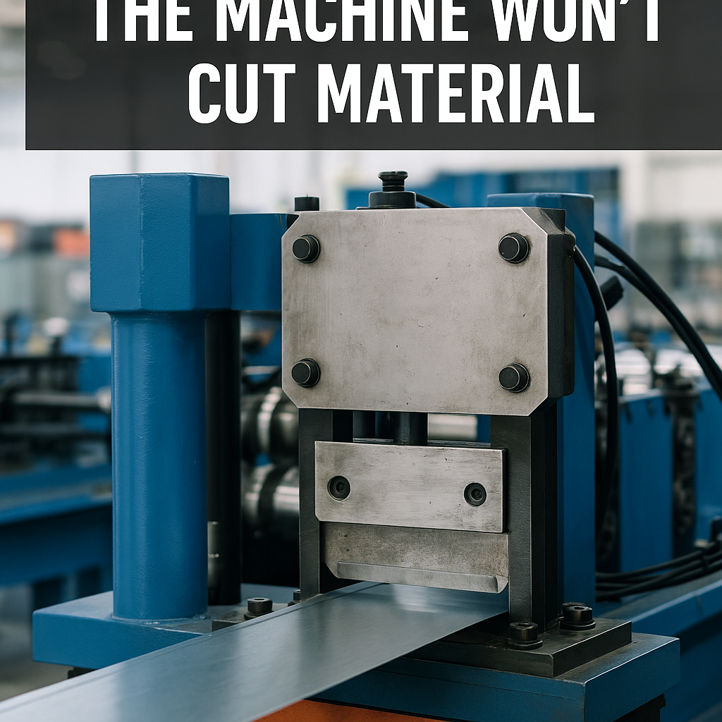 Why Your Roll Former Refuses to Shear, Punch, or Cut — and How to Fix It Fast
