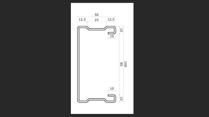 002 - Roll formed profile