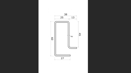 003 - Roll formed profile